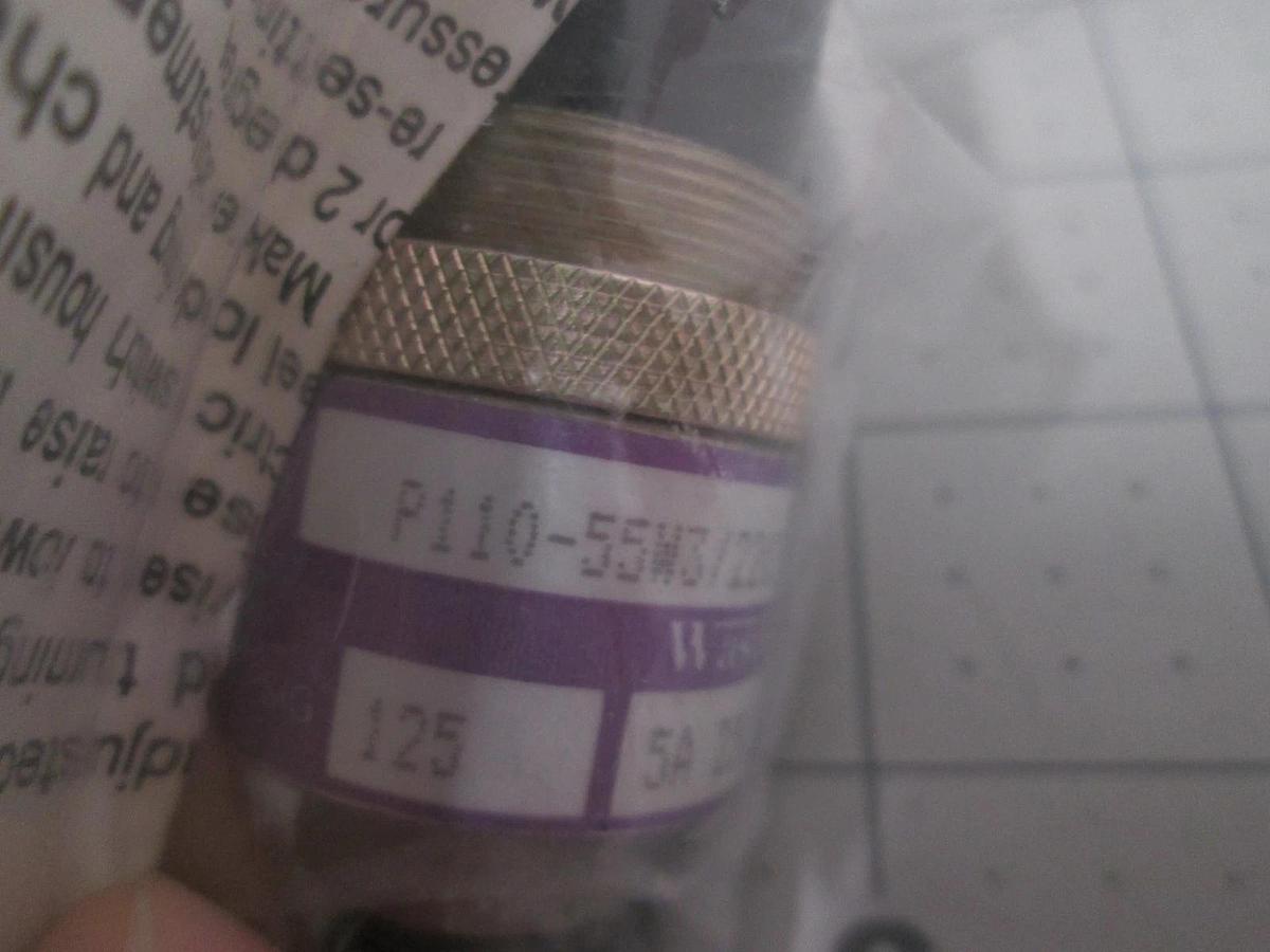 Wasco, P110-55W3/2202-5, 125 PSIG, 250 VAC, Pressure Switch, New