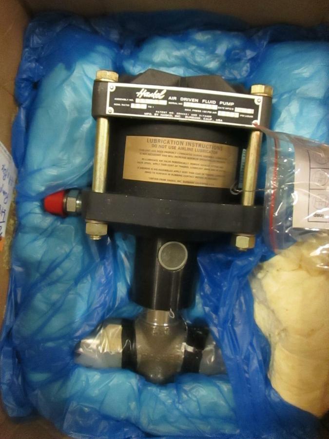 Haskel Air Driven Fluid Pump, 53175 NIB, Gasonics Hipox reactor pump