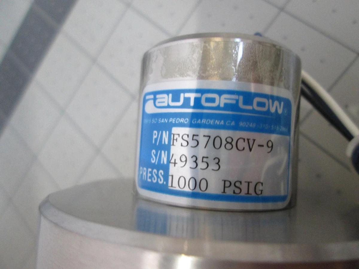 Autoflow, FS5708CV-9, Airflow Valve,1000 PSIG, Used