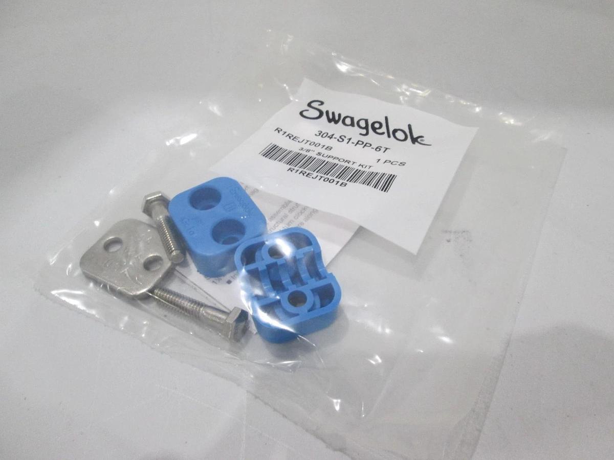 Used Swagelok, 304-S1-PP-6T, 3/8" Support Kit, New