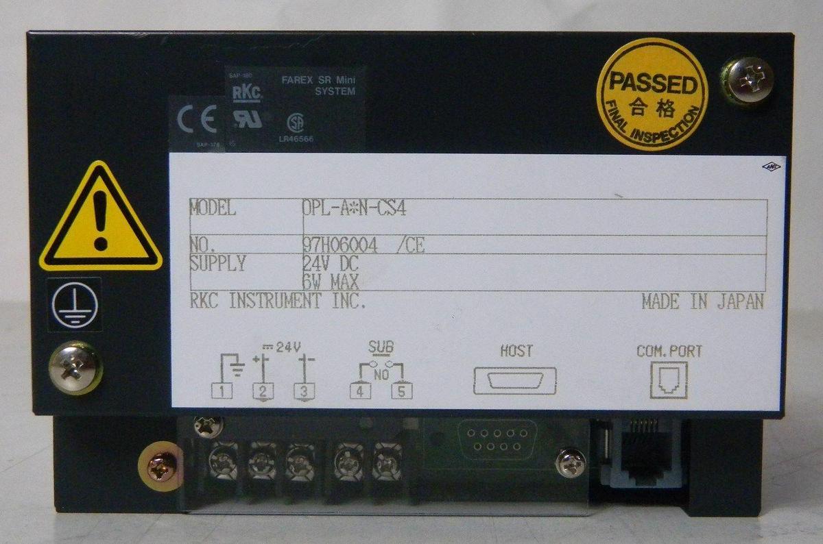 Used RKC Farex OPL-A*N-CS4 SR Mini System Interface Unit, Used