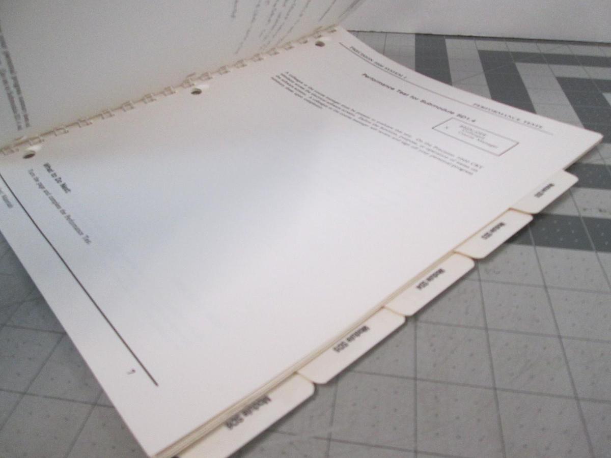 Used AMAT, Precision 5000 System I, Performance Tests, Used