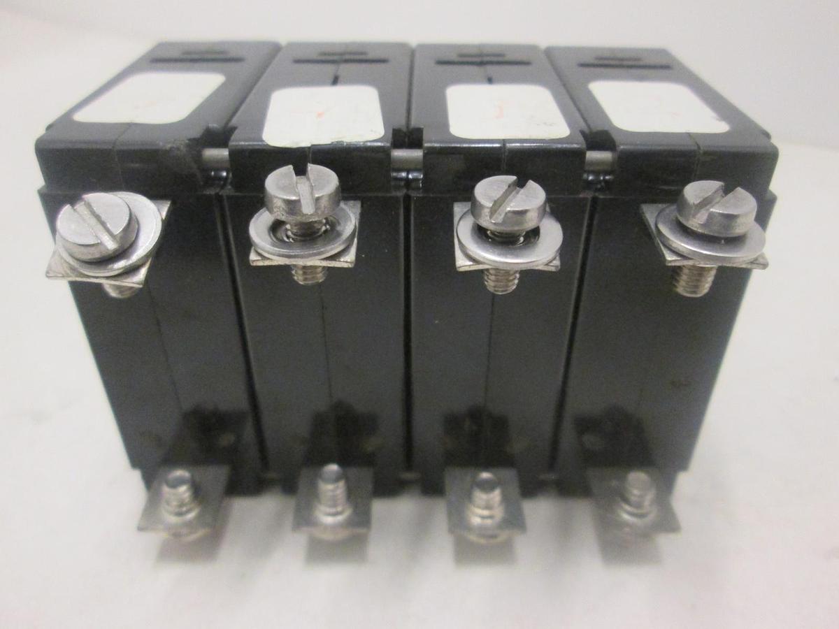 Used EATON HEINEMANN, JA4S-T3-A-0020-02E, CIRCUIT BREAKER, 4POLE, 20A, New