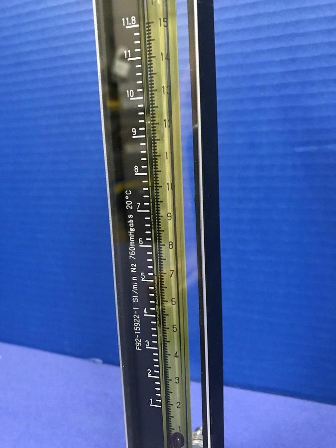Used Tokyo Keiso  Purge Meter, 0-11.8 Sl/Min N2 with Valve, 1/4" MVCR, Used