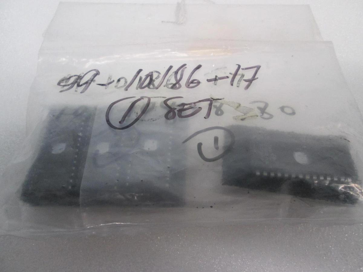 National Semiconductor IC, NMC27CP128Q (3), 27C256-15JL (1), New, Lot of 4