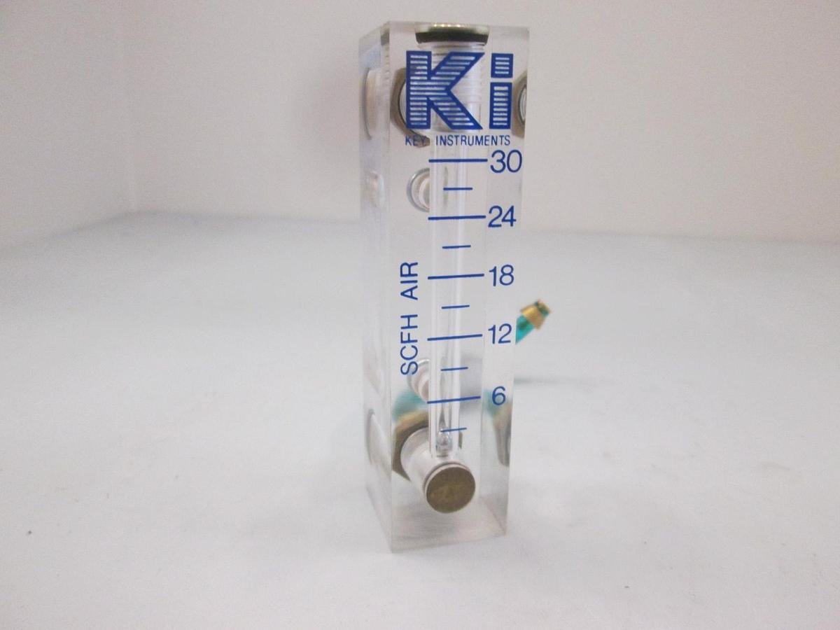 Used King Instruments, 0-30 SCFH Air, Flowmeter, Used