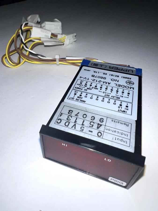Used ASAHI KEIKI CO. , LTD. AM-212-1V-4, NO. 9607B, Used