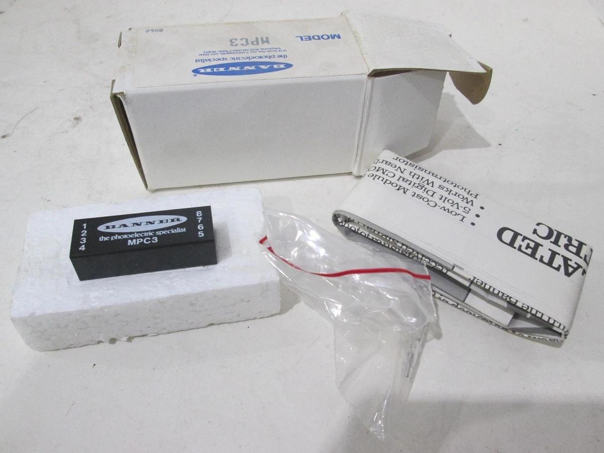 Banner, MPC-3, Photoelectric Modulated Amplifier, New