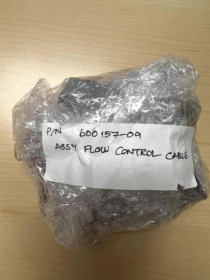 Used P/N 600157-09 Assy Flow Control Cable, Bundle total five.
