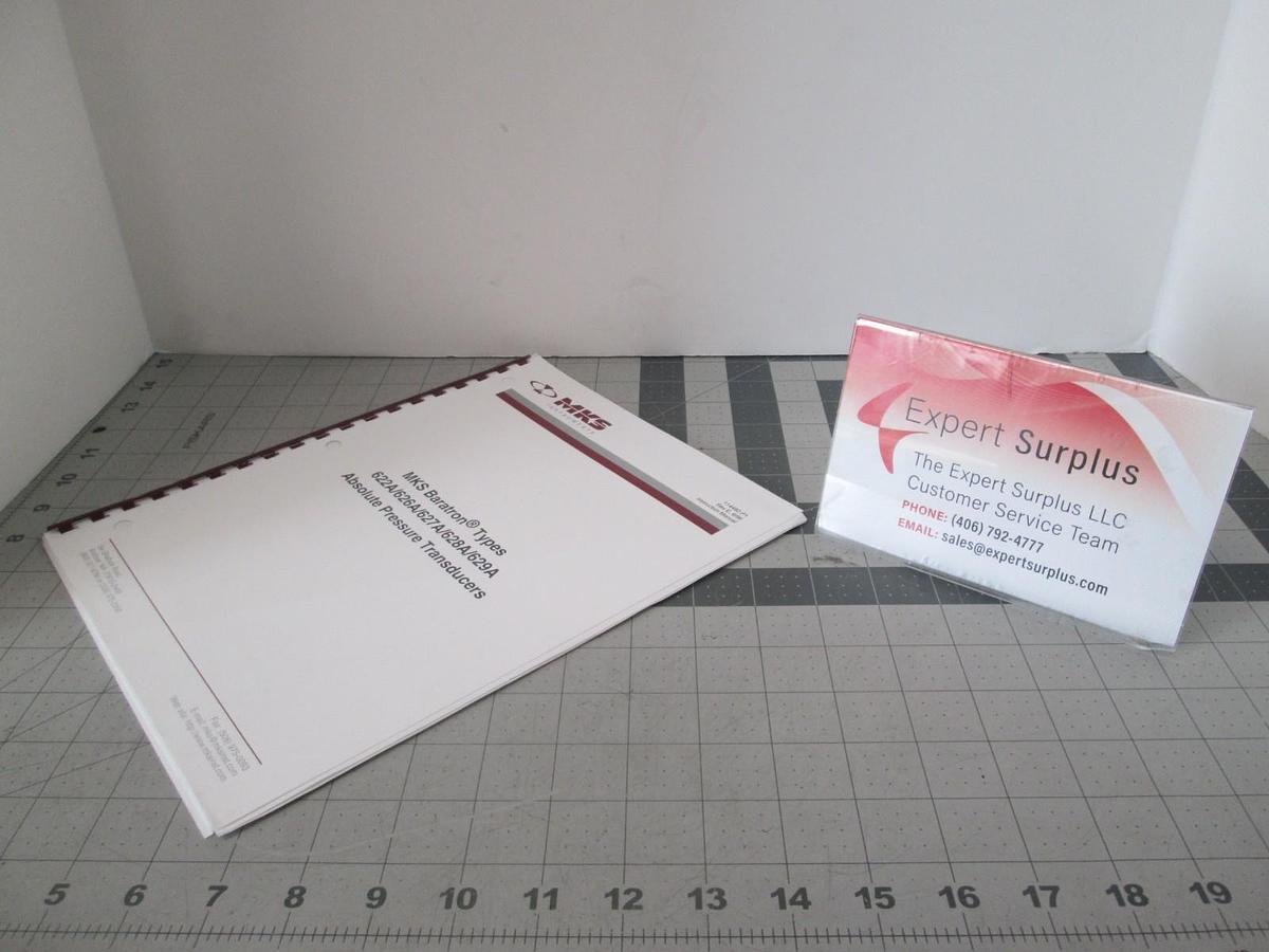 Used MKS, 622A Instruction Manual, Used