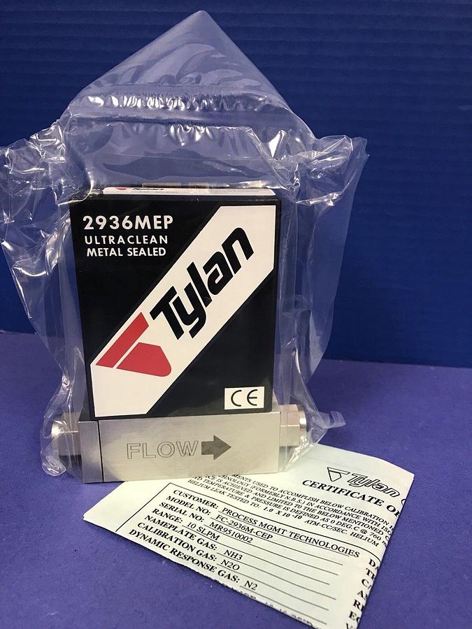Used Tylan 2936MEP MFC Mass Flow Controller NH3, 10 SLPM, Rfrb
