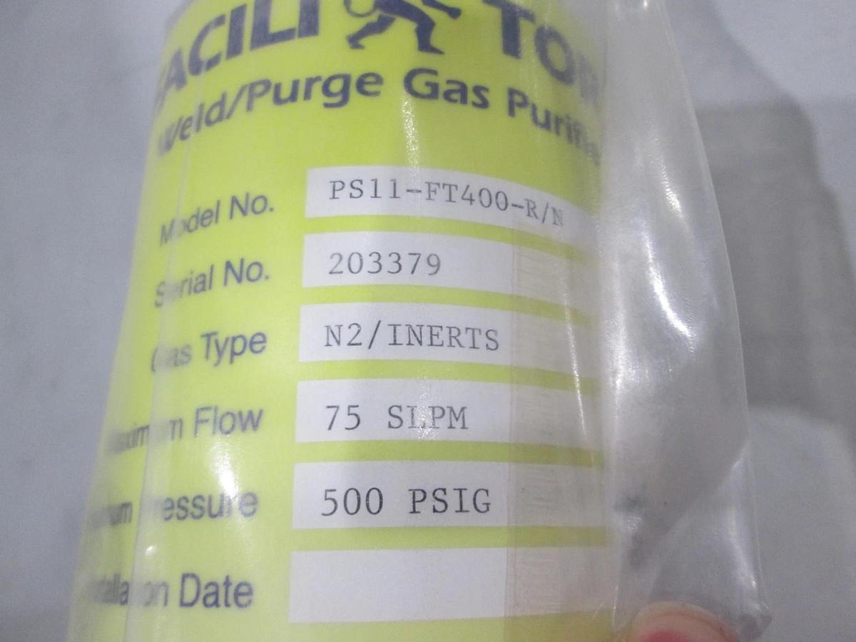 SAES Pure Gas, PS11-FT400-R/N, 75 SLPM, 500 PSIG, New