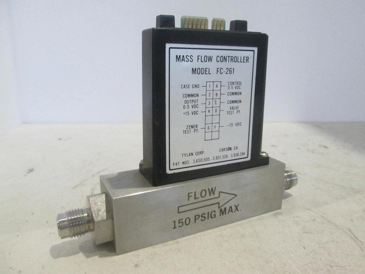 Used Tylan, FC-261, Mass Flow Controller, 20 SLPM, AR, Used