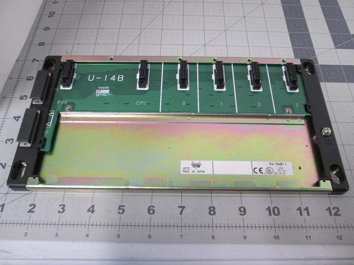 Koyo Automation, Logic, D4-04B-1, Expansion Base, 4 Slot, Panel Mount, Used