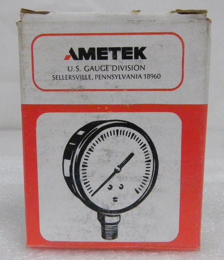 Ametek BU-2457-J Gauge, 0-3000 PSI, 1/4" MNPT, Lot of 3 NEW