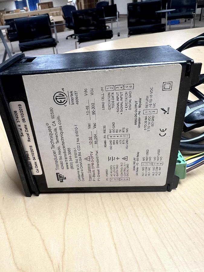 Used Transducer Techniques DPM-3 4006497, Used Working, Cord included, Used