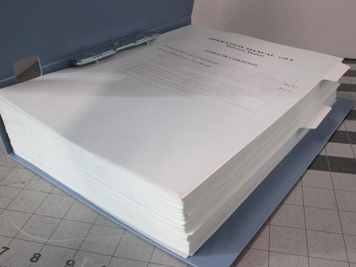Used TEL Tokyo, ALPHA-8S, Operation Manual VOL. 4, Used