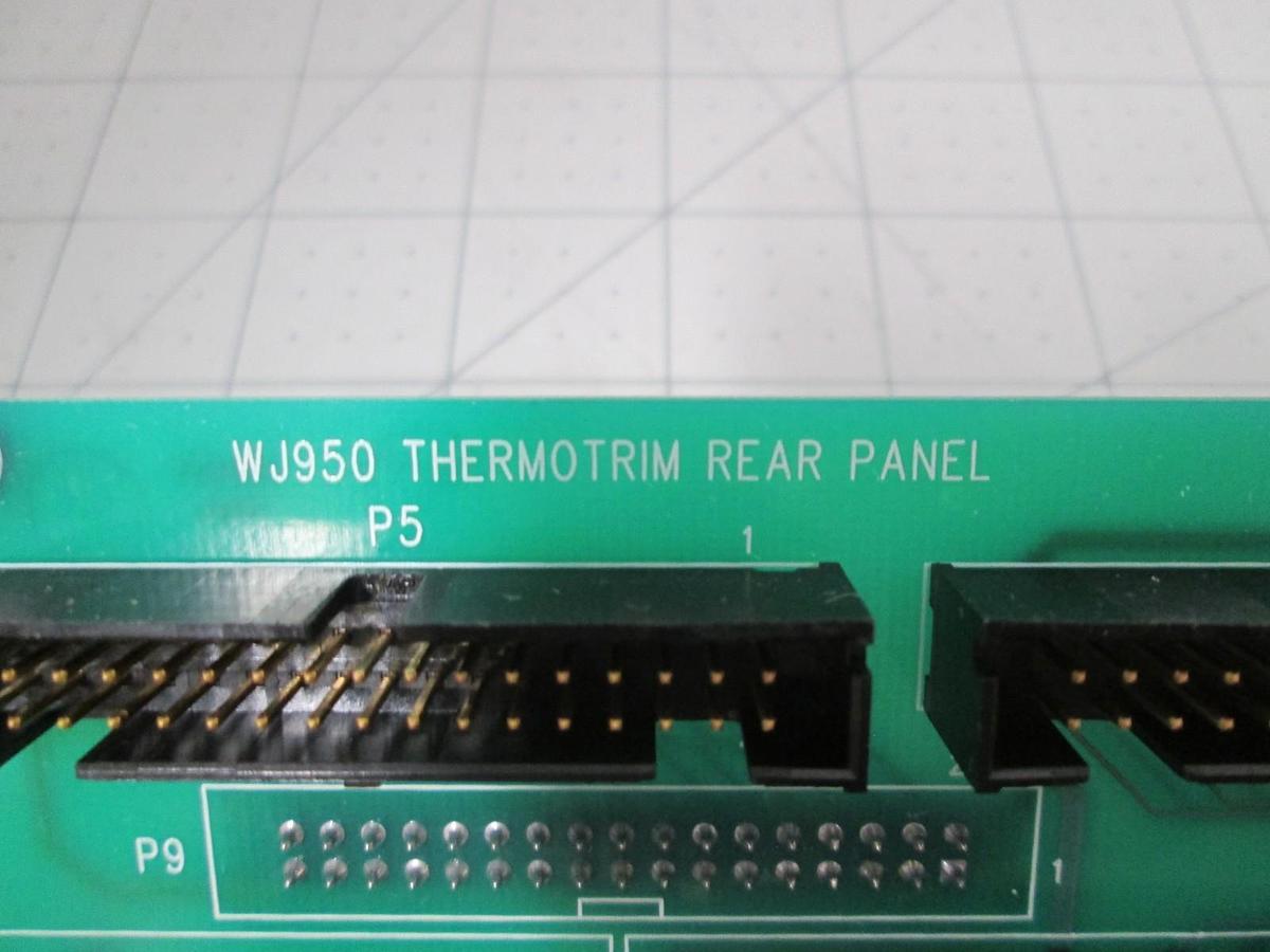 Watkins Johnson, WJ950, 978129-001, Thermotrim Rear Panel PCB Assy, New