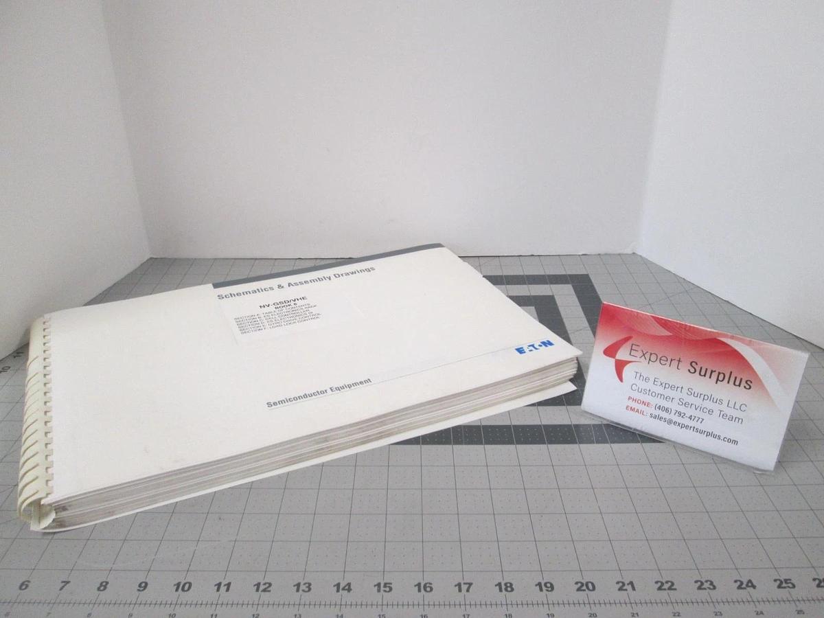 Used Eaton, NV-GSD/VHE, Book 6, Schematics and Assembly Drawings, Used