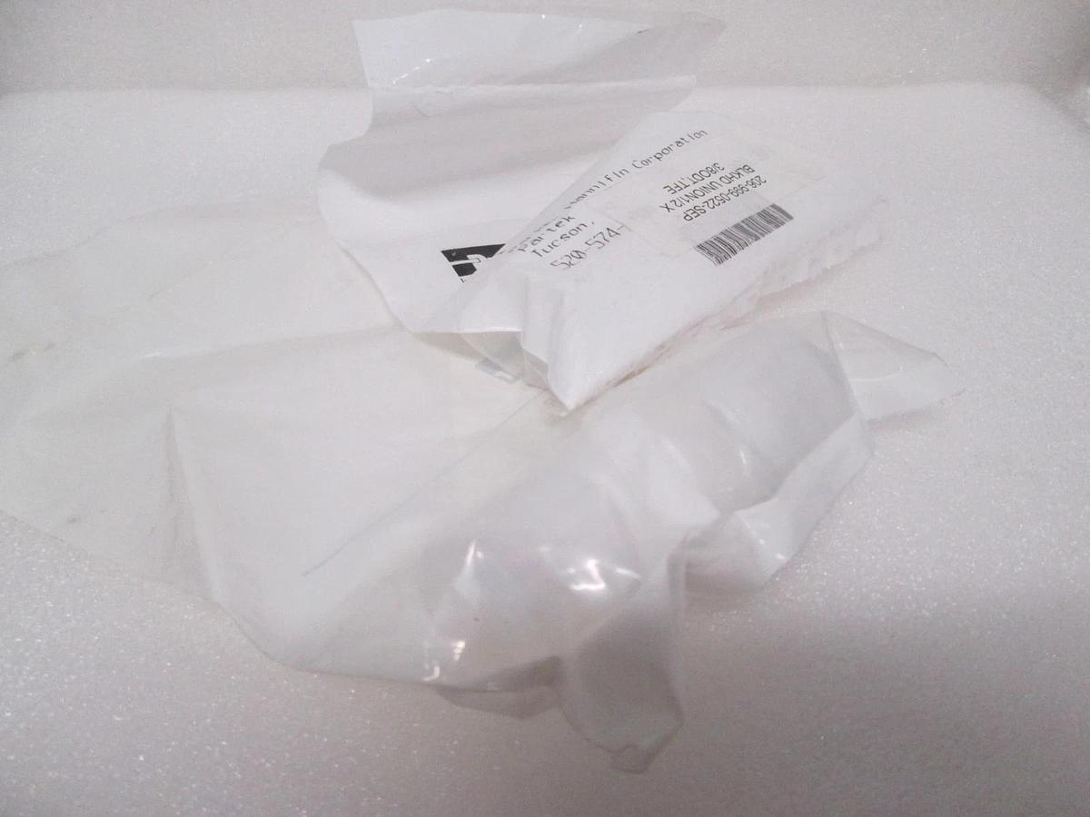 Parker, SCR-86-P, Bulkhead Union 1/2 x 3/8 ODT, TFE, 206-999-0522, New, Lot of 2
