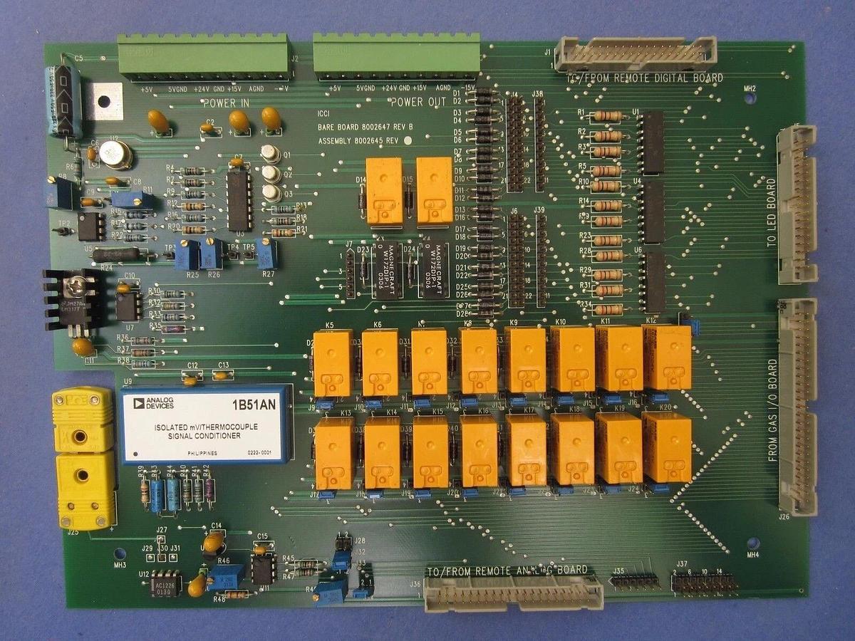 Used ICCI PCB Assembly 8002647 Rev B