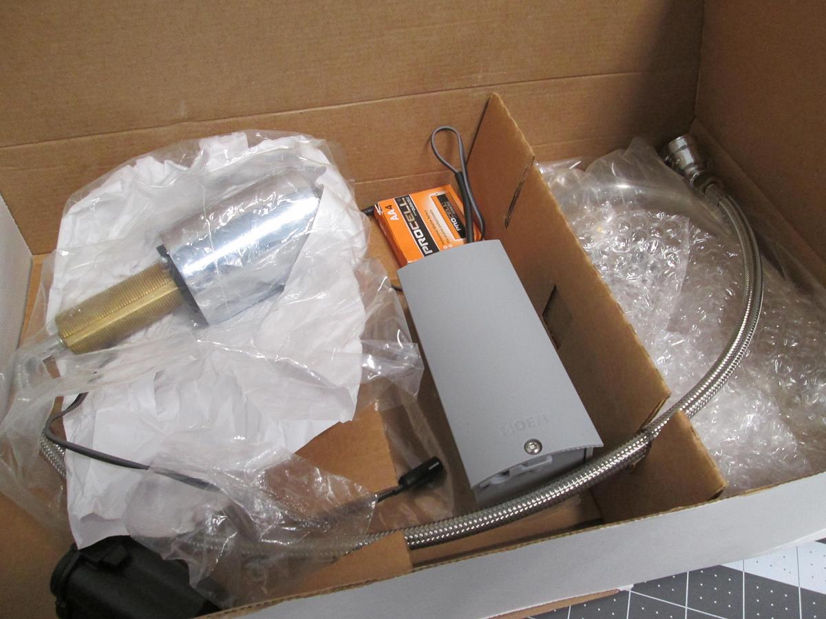 Moen, CA8303, M-Power Commercial Sensor Faucet Chrome Battery 0.5 GPM