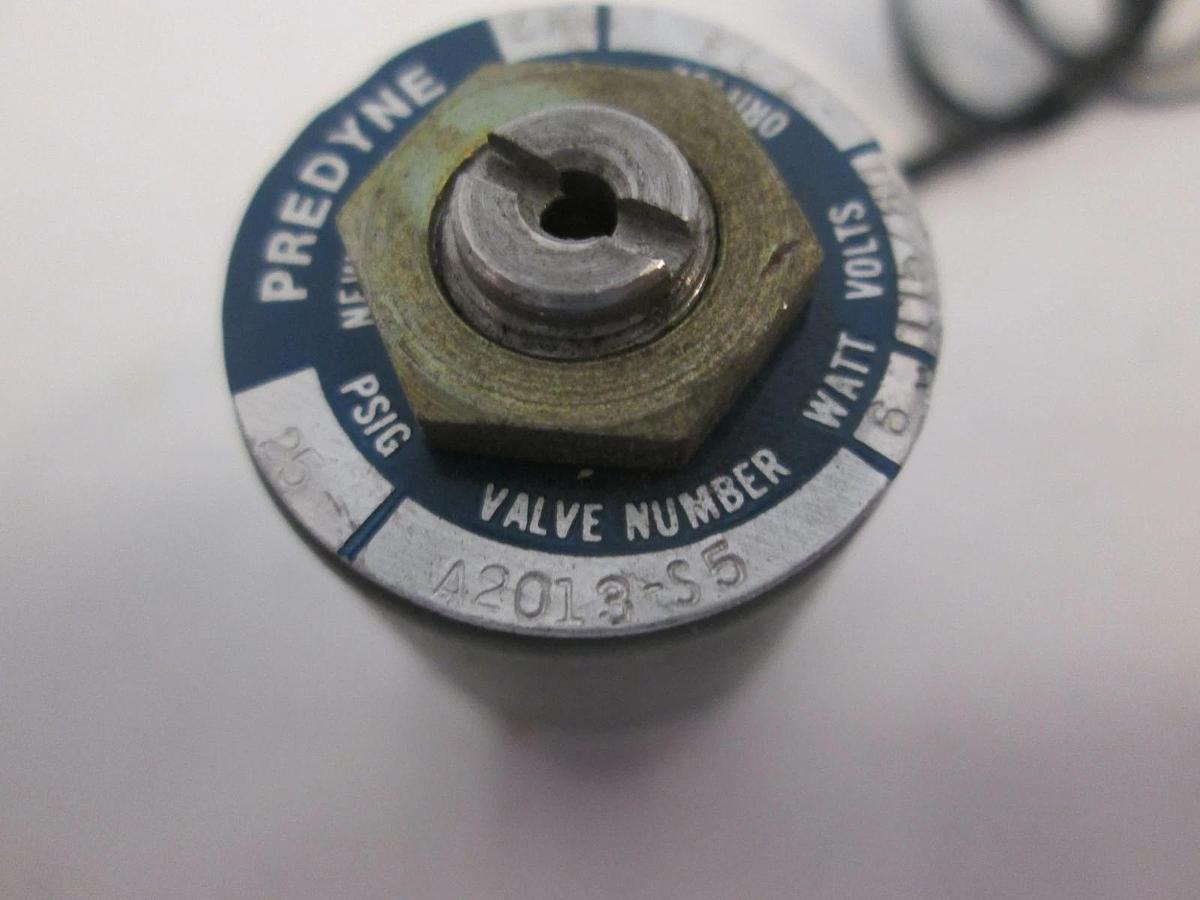 Predyne A2012-S5 Solenoid 2-Way Valve, New