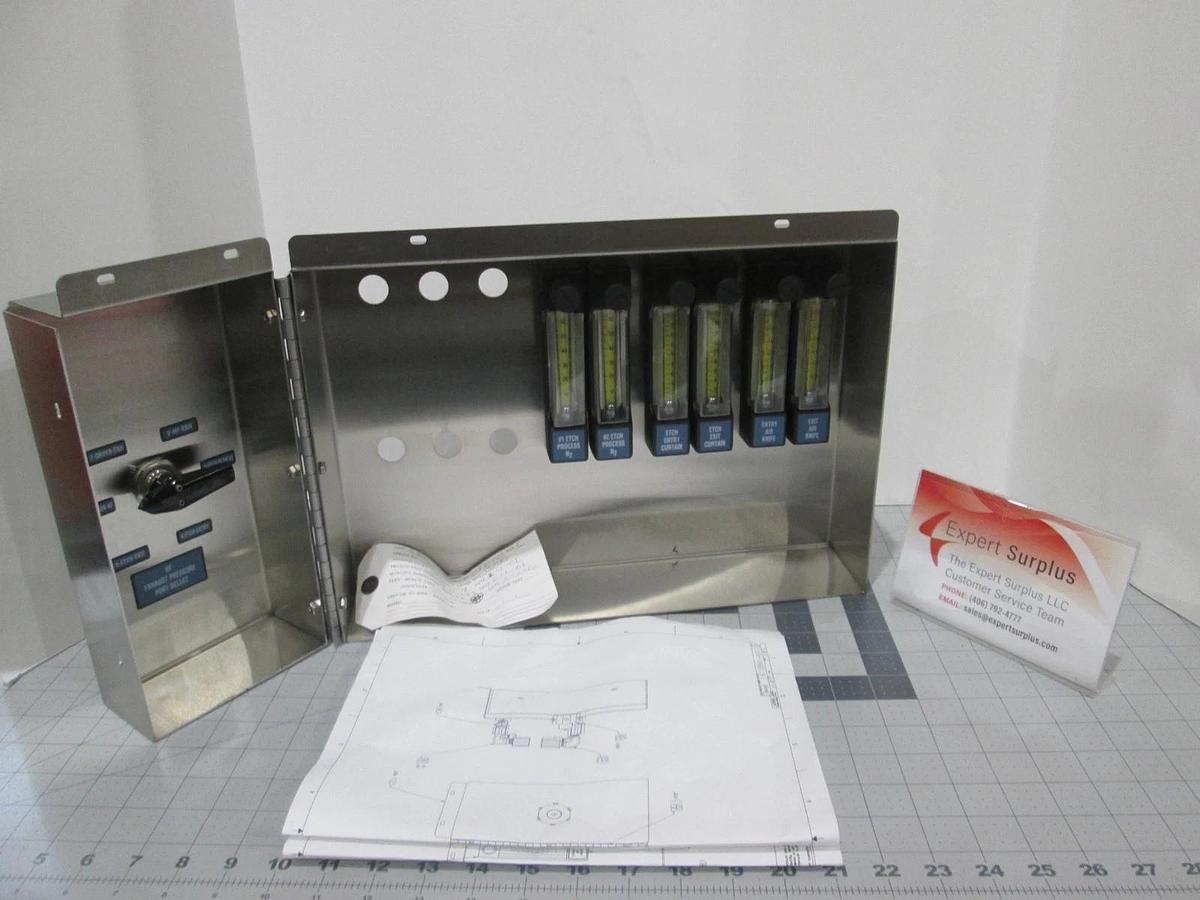 Watkins Johnson, 1000 Flowmeter Panel Assy, 911890-001, New