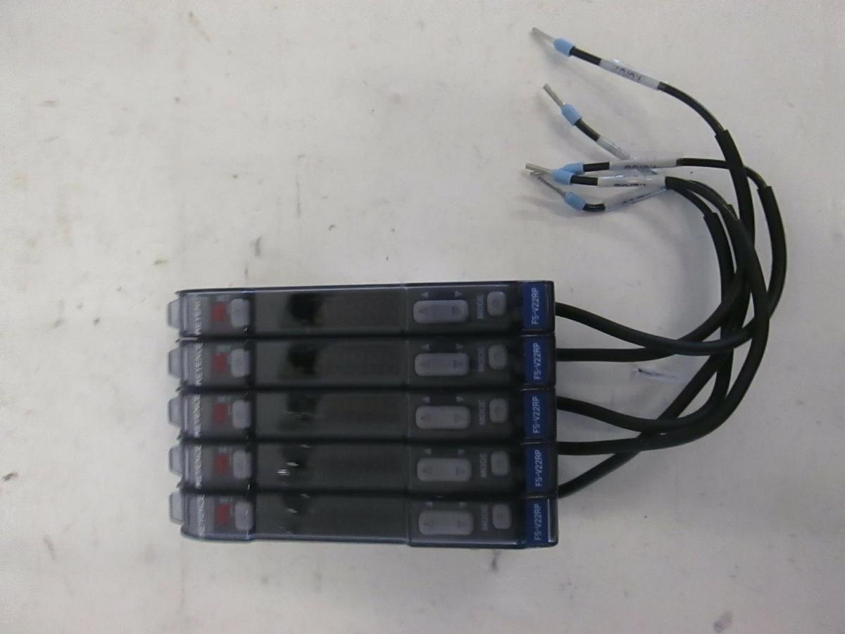 Used Keyence, Fiber Optic Amplifier, FS-V22RP, Used, Lot of 5