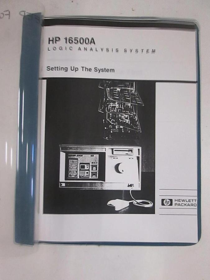 Used HP 16500A Logic Analysis System, Setting Up The System, Used