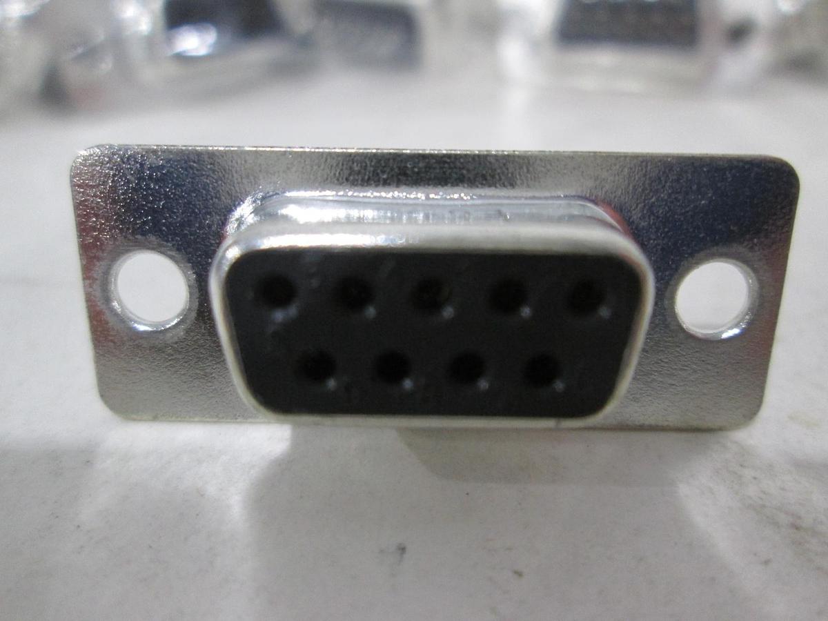 Amphenol, L77SDE09S, Female 9 Pin Connector, New, Lot of 10