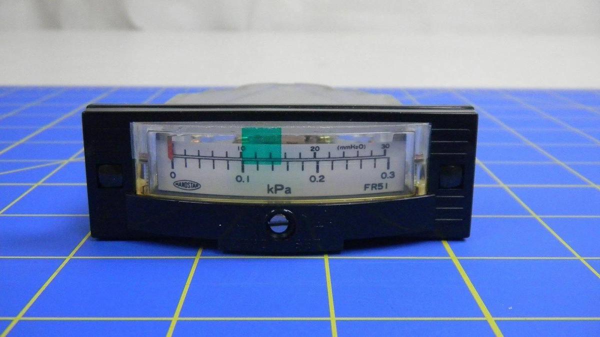 Used Tokyo Electron Limited, Manostar FR51 Exhaust Monitor, Range 0 - 0.3, Used