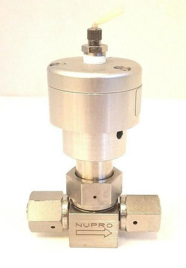 Used Nupro Pneumatic Valve SS-4BK-V51-1O, 1/4" FVCR, Used