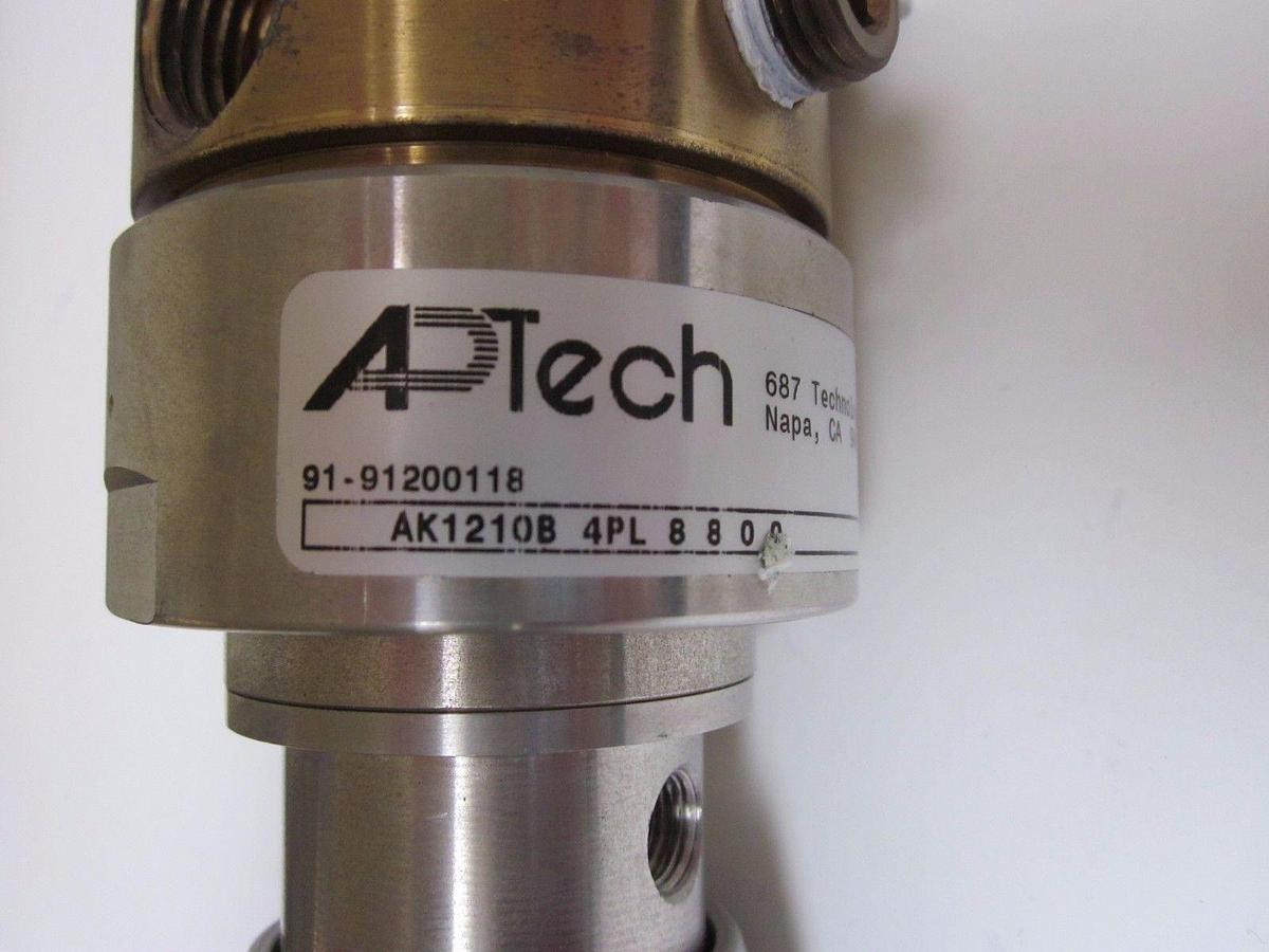 Used APTech AK1210B 4PL 8 8 0 0  4-Port Brass Pressure Regulator 1700 PSI 1/2" NPT