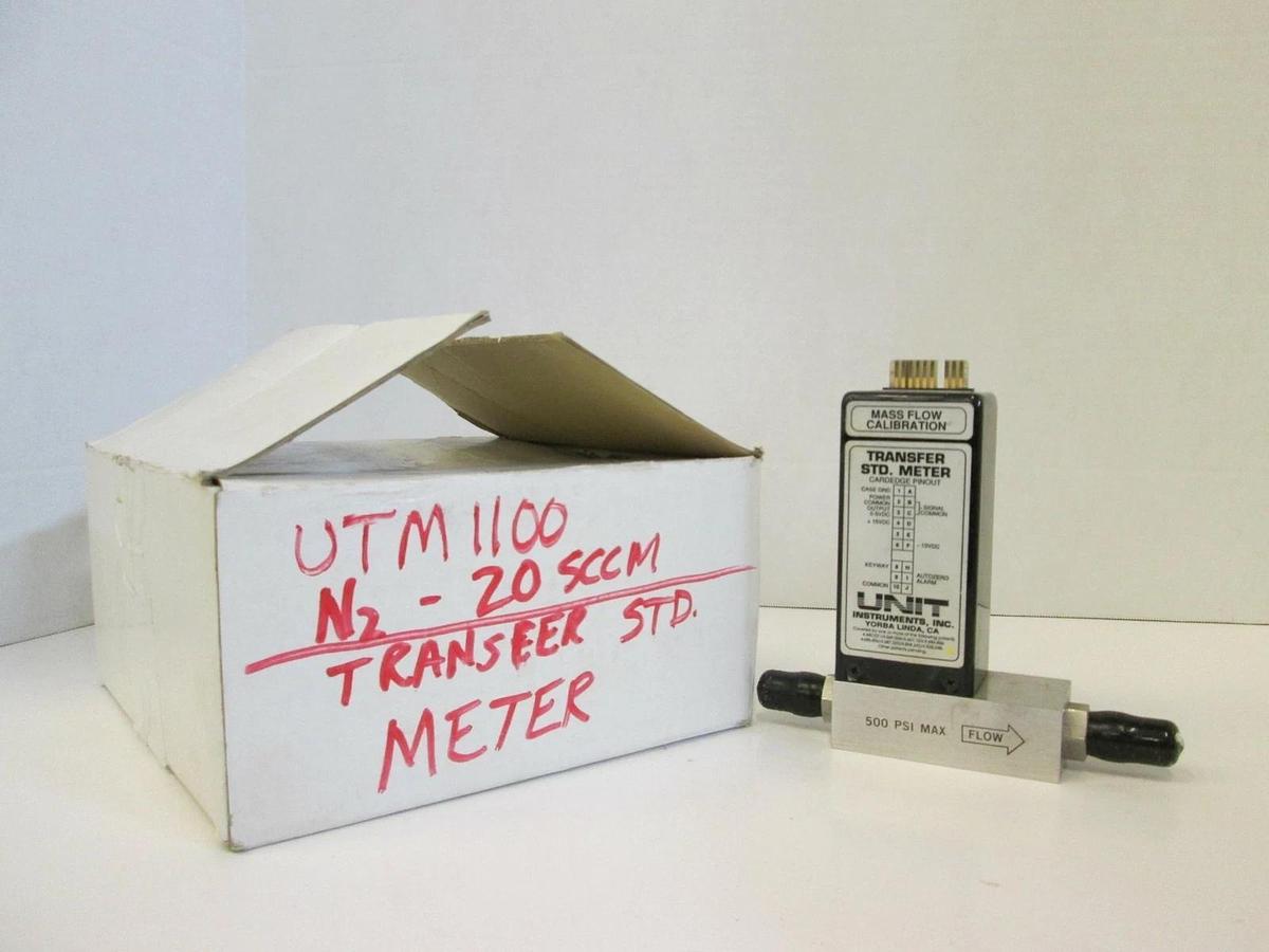 Used Unit UTM-1100, Mass Flow Calibration, Transfer Std. Meter, N2, 20 SCCM, Used
