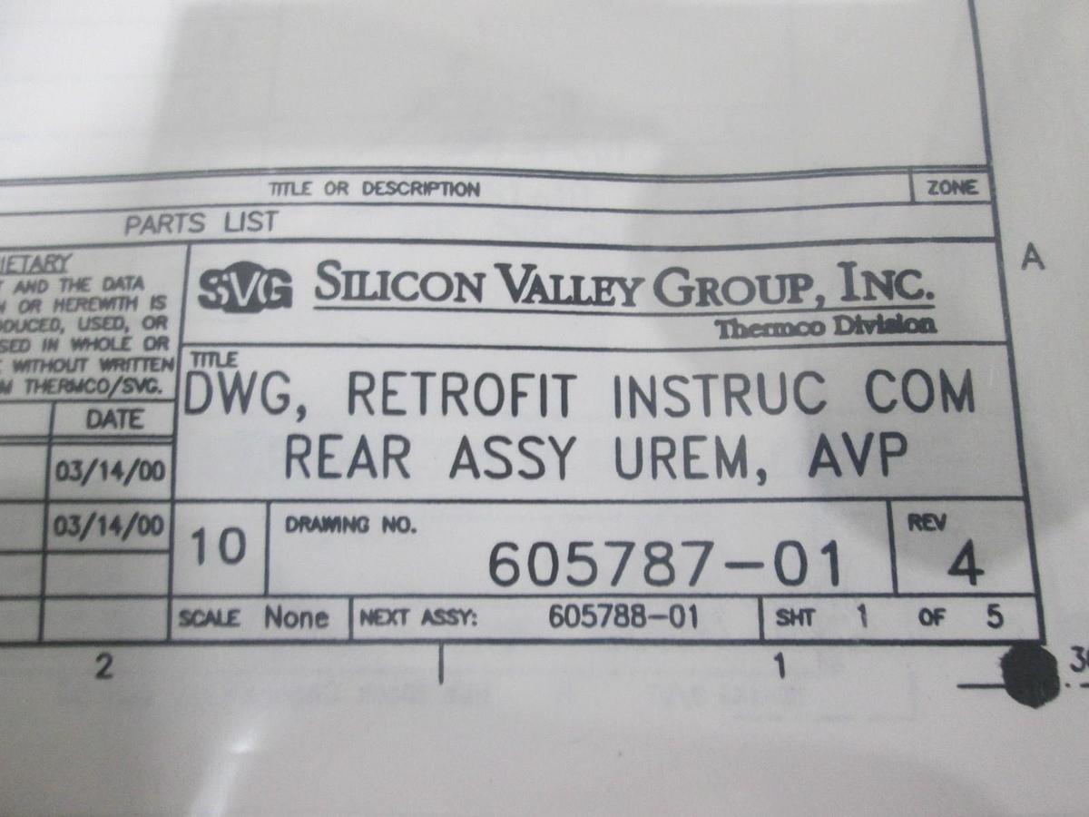 SPT Micro, 605788-01, DWG, Retrofit Rear Assy UREM, AVP, New