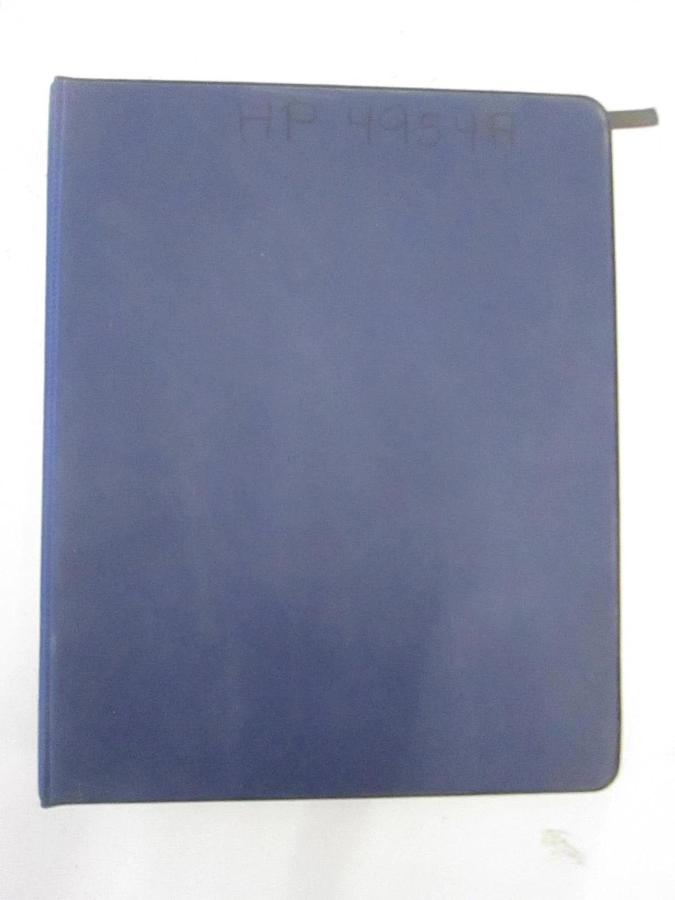 Used HP 4954A Protocol Analyzer Software Demonstration Disc User's Guide, Used