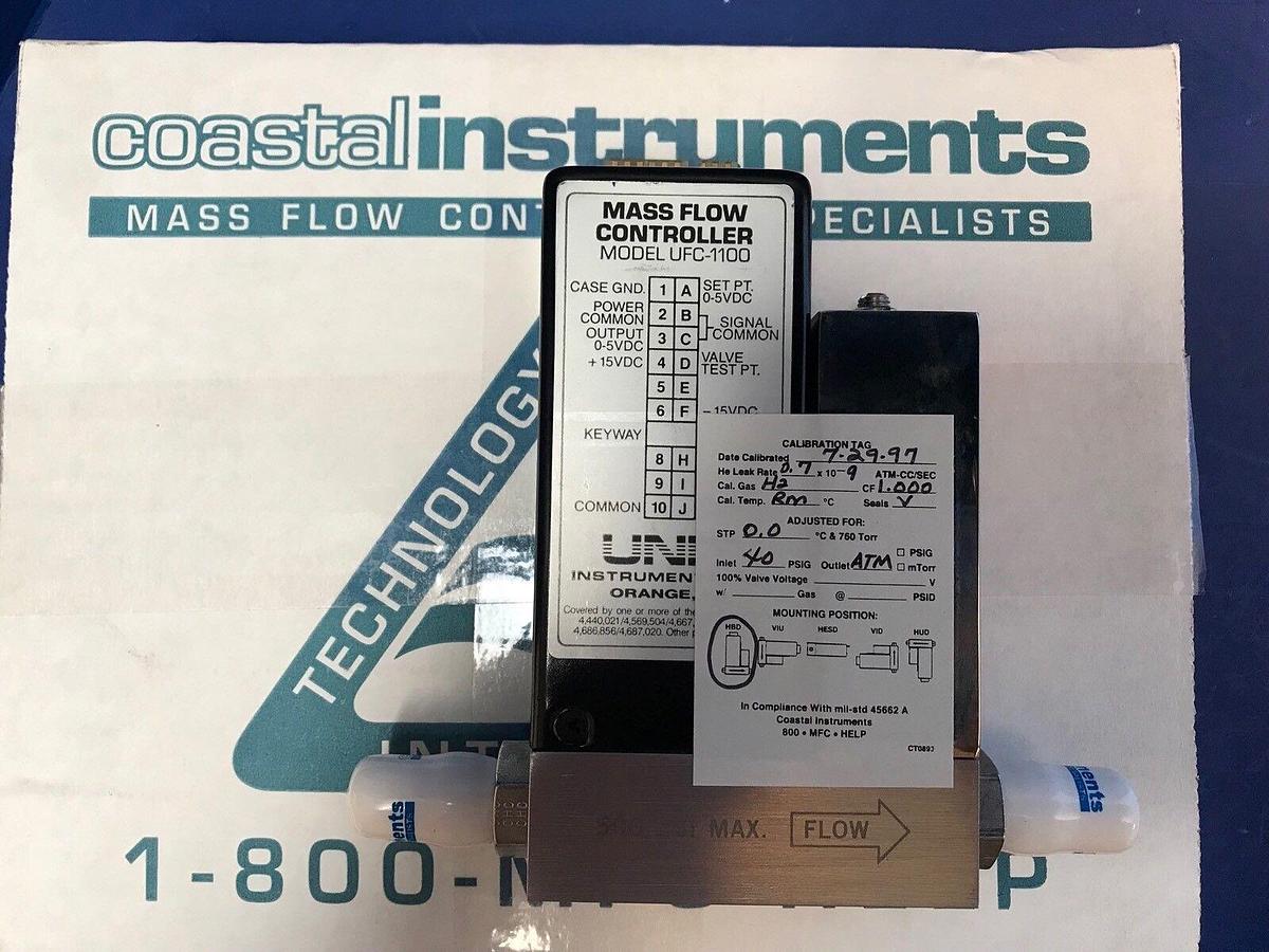 Used Unit UFC-1100A Mass Flow Controller H2, 5SLM, Reburbished