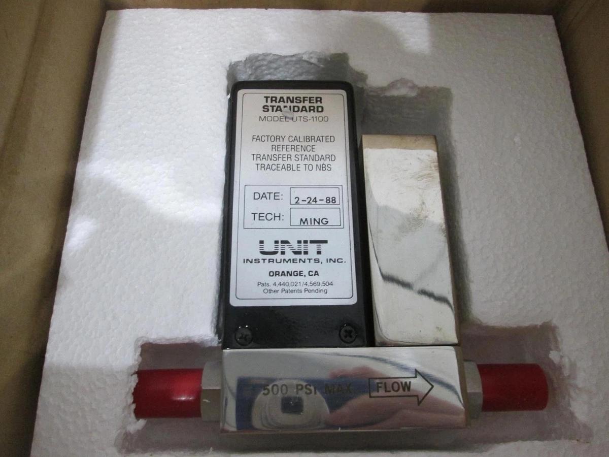 UNIT, UTS-1100, Transfer Standard, N2 O, 1 SLM, New