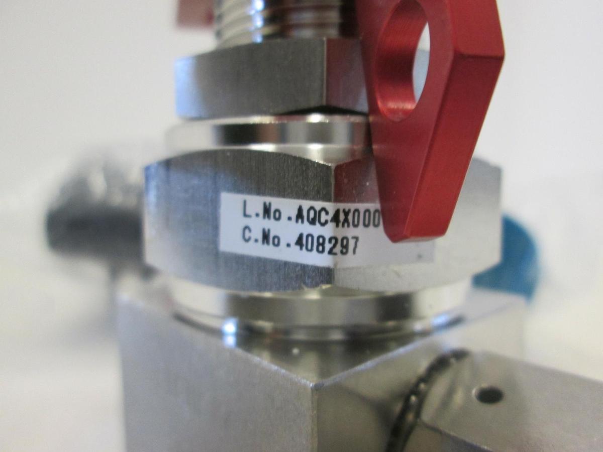Used Fujikin, Model 408297, Diphragm Valve, 1/4 FVCR, Used, Lot of 2