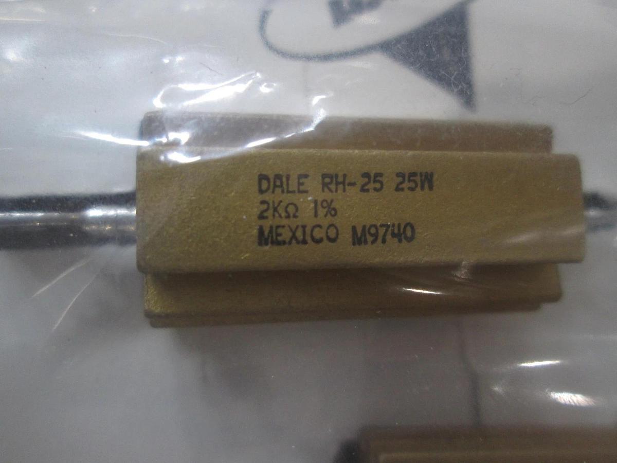 Dale, 2k ohm RH-25, 25W, M9740, Wirewound Resistor, New, Lot of 100