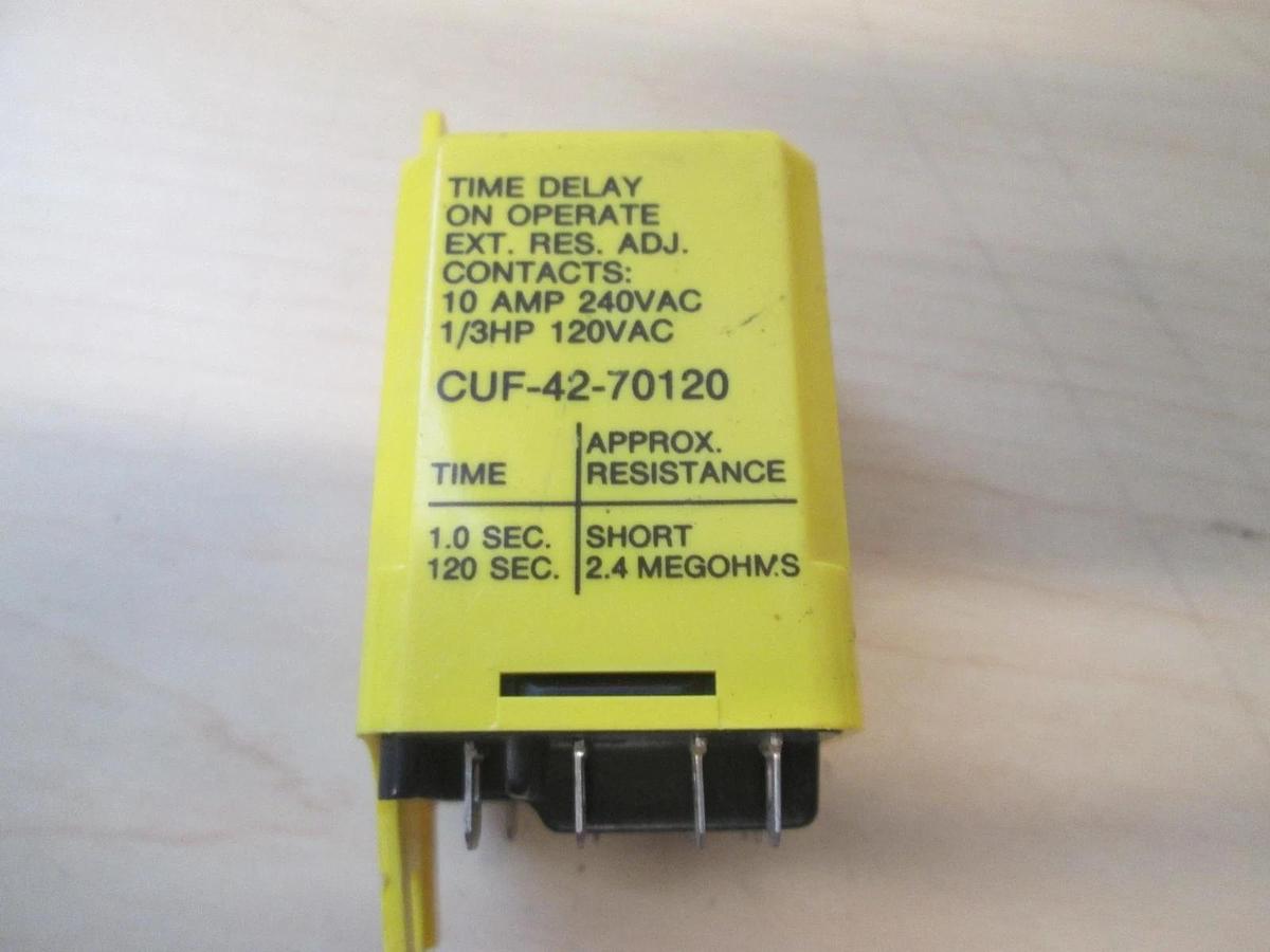 Used Potter & Brumfield, CUF-42-70120, Time Delay Relay, 240VAC, Used