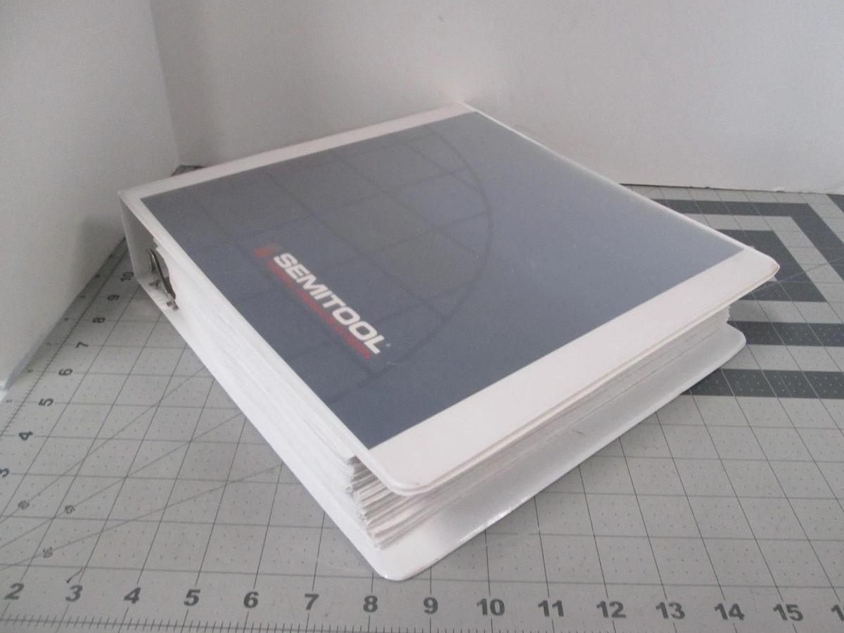 Used Semitool, Electrical, Mechanical Drawings, 108446,-7,-8, Volume 3 Part 2, Used