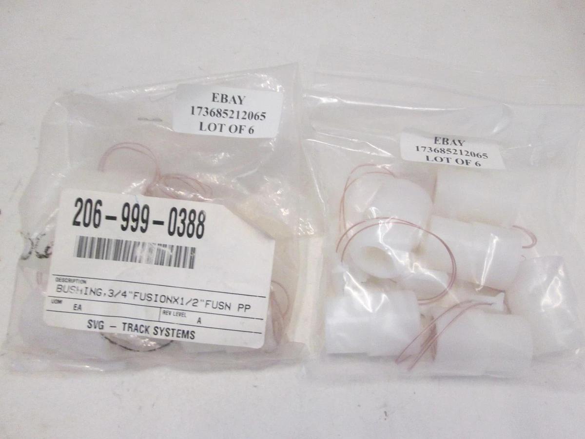 GEORGE FISCHER, 837-101F, BUSHING, 3/4" FUSIONX1/2"FUSN PP, New, Lot of 12