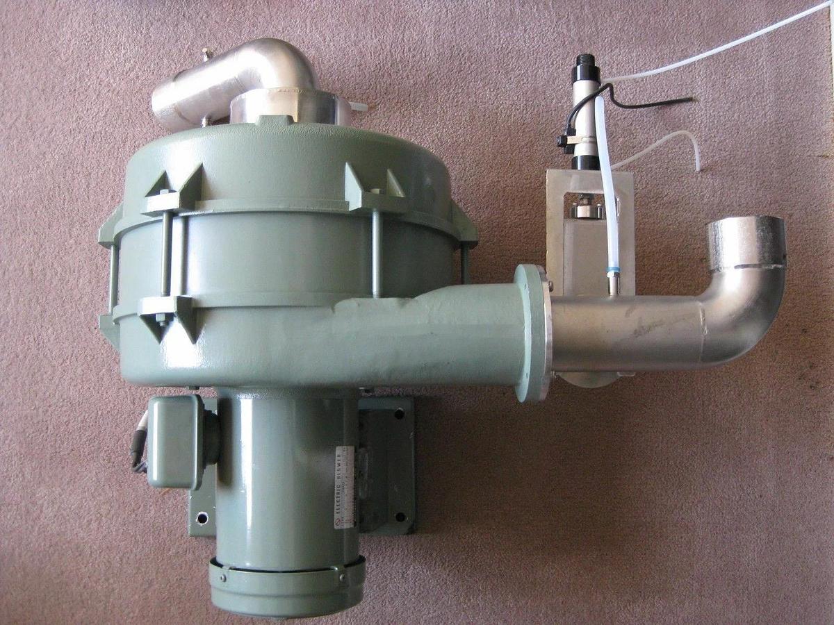Used Nishimura Electric Blower NB-6, 3 Phase, 3300 RPM, Used, TEL vertical furnace