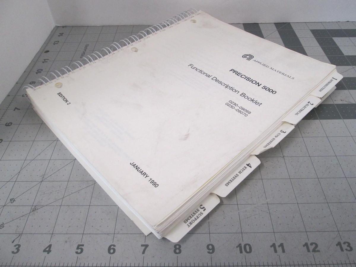 Used AMAT, Precision 5000, Functional Description Booklet, Used