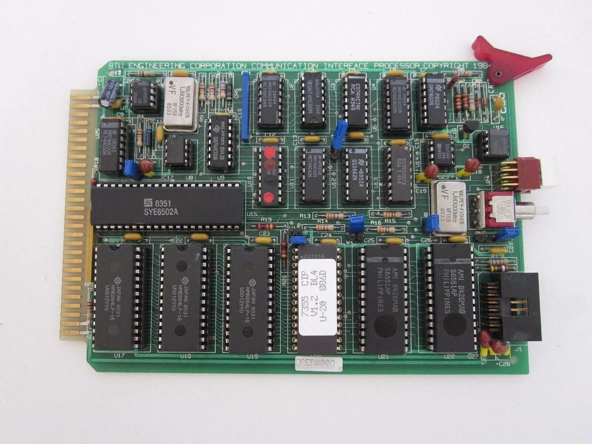 Used BTU Engineering 3161671 Communication Interface Processor, PCB