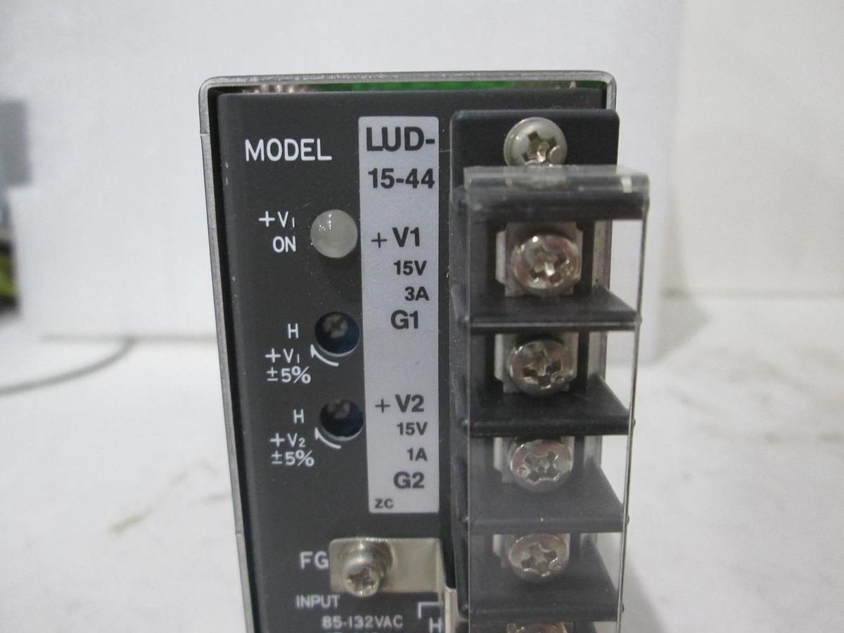 Used Lambda, LUD-15-44, Power Supply, Input, 85-132VAC, 47-440Hz, 110-175VDC, Used