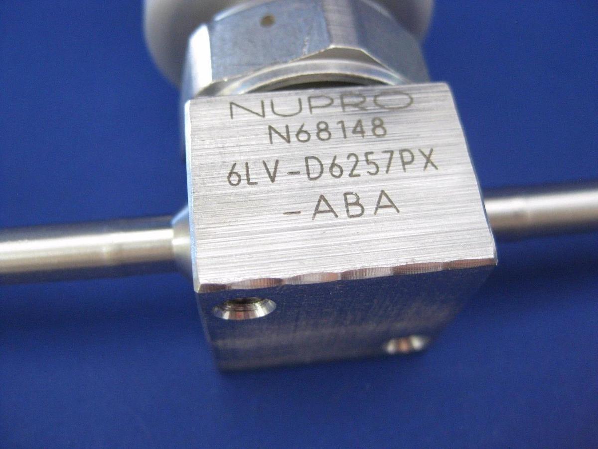 Used NUPRO 6LV-D6257PX-ABA 3-Station Pneumatic Valve Manifold Assy NC/NO/NC, NEW