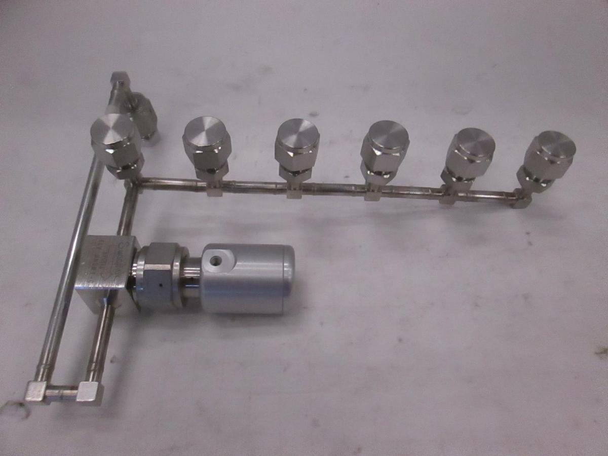 Used AMAT, WELDMENT MANIFOLD, 6 LINES, 0050-09386, Used